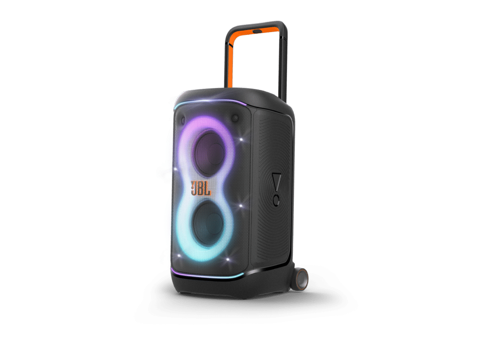 CES 2025 - JBL lança linha PartyBox com som potente, baterias substituíveis e luzes LED
