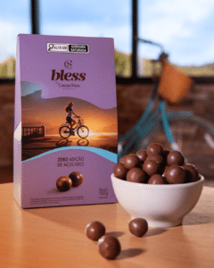 A Cacau Show fortalece seu portfólio com o lançamento da linha Bless, composta por 15 produtos zero adição de açúcares e zero lactose.