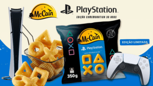 A McCain se uniu à Sony para homenagear as três décadas de PlayStation, celebradas no mês de dezembro em 2024.