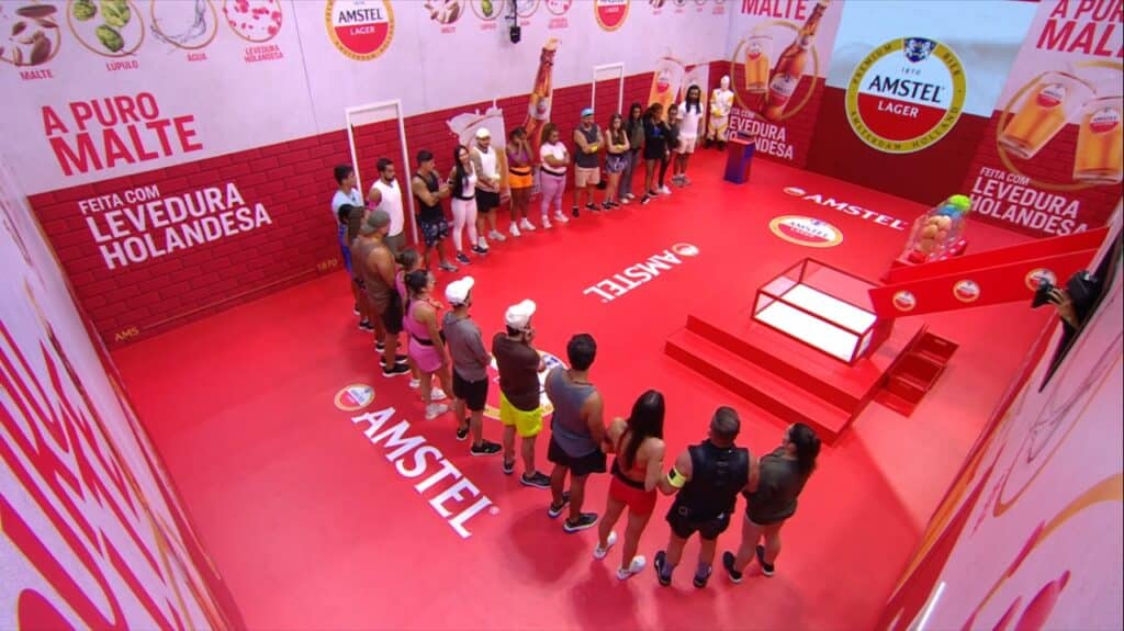 A Amstel, cerveja puro malte feita com levedura holandesa, deu início à sua participação no Big Brother Brasil 25 com o pé direito.