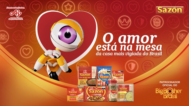 A Sazón retorna, pela terceira vez consecutiva, ao Big Brother Brasil, reality show mais assistido do país. 