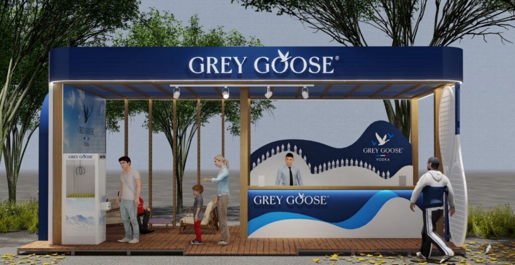 A Grey Goose patrocina, pelo terceiro ano consecutivo, o Rio Open, consolidando-se como uma tradição entre os espectadores.