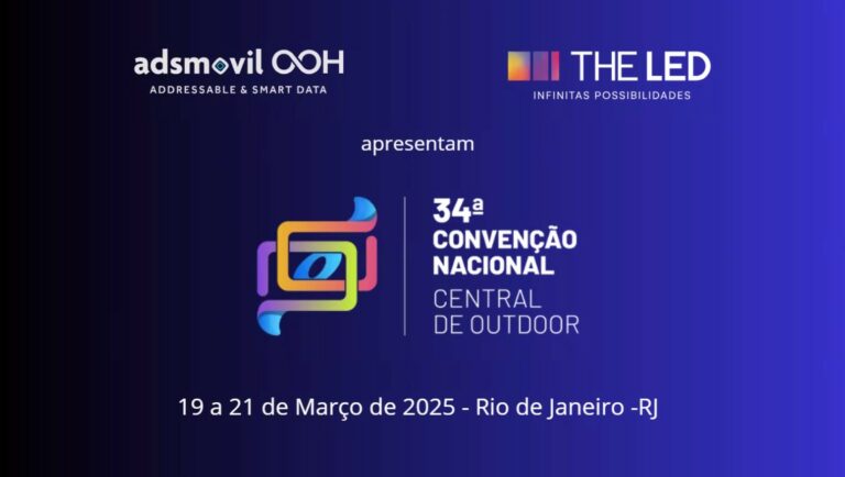 A 34ª Convenção Nacional da Central de Outdoor irá reunir os principais nomes do setor para debater o futuro da mídia Out of Home.