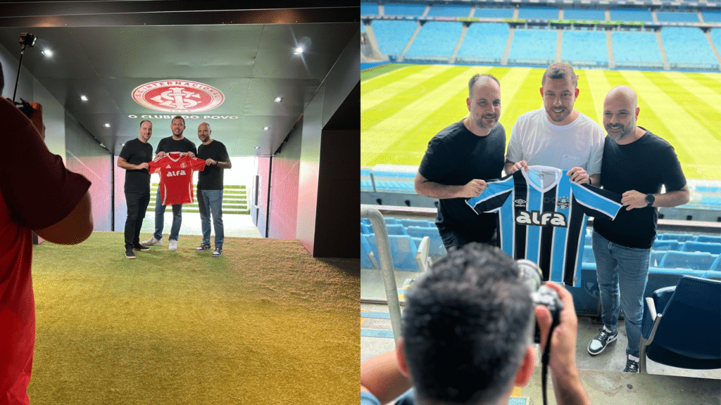 Alfa anuncia sua entrada no cenário esportivo nacional como patrocinadora máster de dois dos clubes mais emblemáticos do futebol brasileiro.