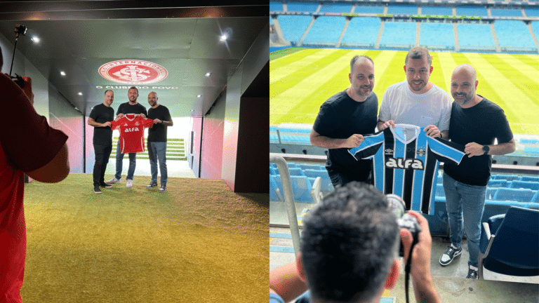 Alfa anuncia sua entrada no cenário esportivo nacional como patrocinadora máster de dois dos clubes mais emblemáticos do futebol brasileiro.