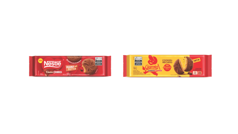 Nestlé e Garoto lançam novidades para a linha de Choco Cookies: Nestlé Choco Cookies Peanut Butter e Garoto Choco Cookies Serenata de Amor