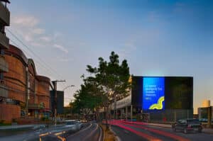 OOH Brasil cresce e amplia atuação no Nordeste ao ingressar em Natal (RN), João Pessoa (PB), Maceió (AL) e Aracaju (SE) .Empena Digital da OOH Brasil na Av. Raja Gabáglia, em Belo Horizonte (MG) [Divulgação]