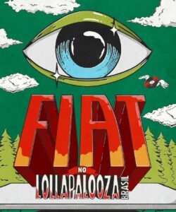 A Fiat é a patrocinadora master do Lollapalooza Brasil 2025, um dos principais festivais de música do país.