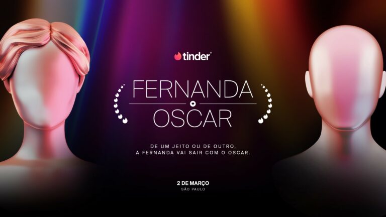 Tinder garante o match mais esperado do ano: Fernanda & Oscar
