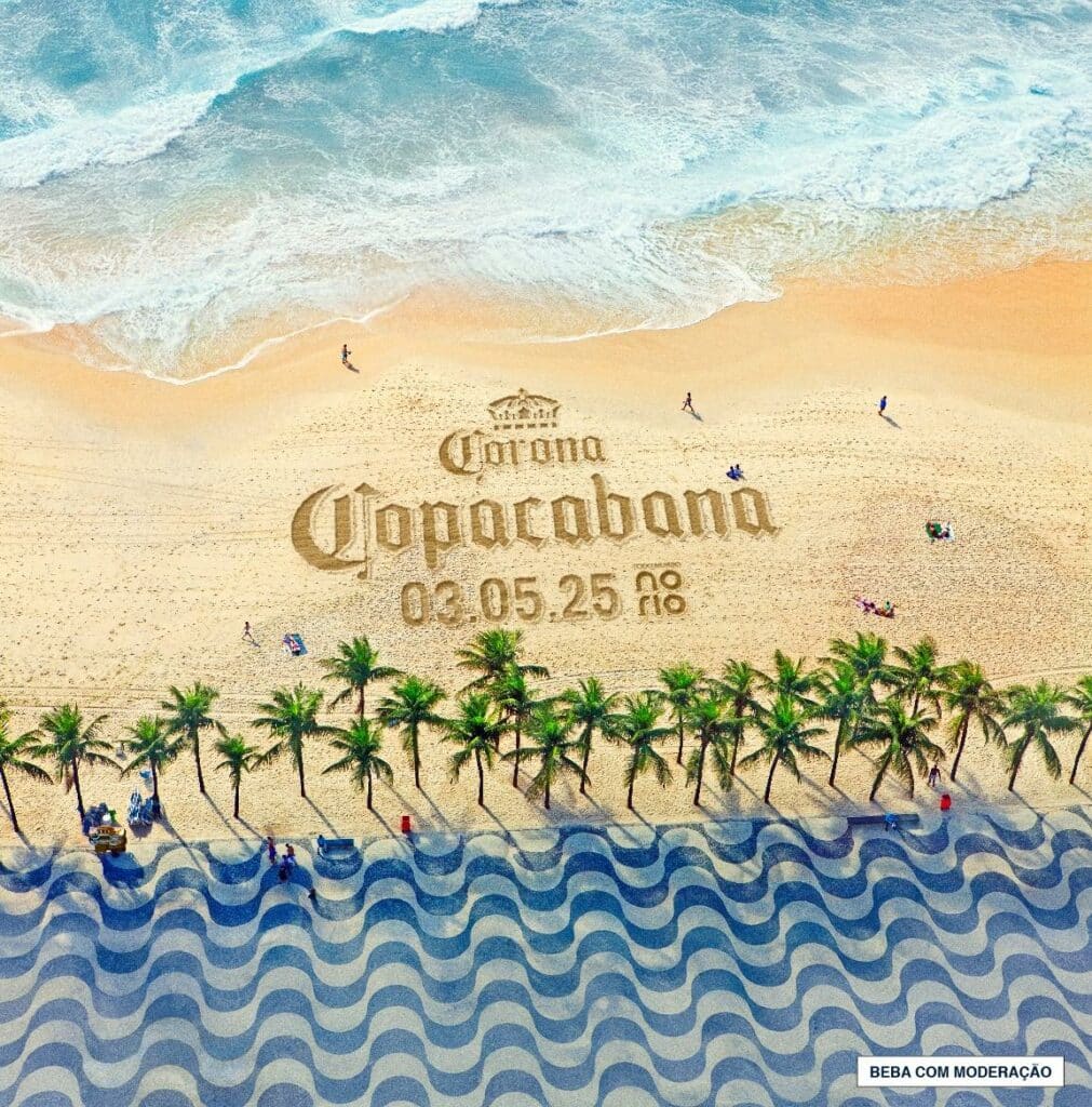 A nova plataforma "Todo Mundo no Rio" oficializa seu principal patrocinador: a cerveja Corona, que comemora 100 anos em 2025.