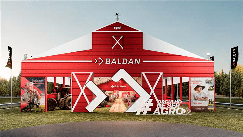 A Baldan celebra 97 anos de história com o lançamento de sua nova identidade visual para feiras e eventos.