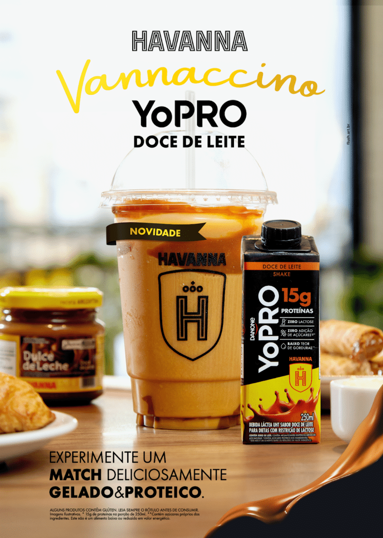 Após o sucesso do lançamento da bebida proteica de doce de leite no ano passado, a parceria entre YoPRO e Havanna chega a um novo marco.