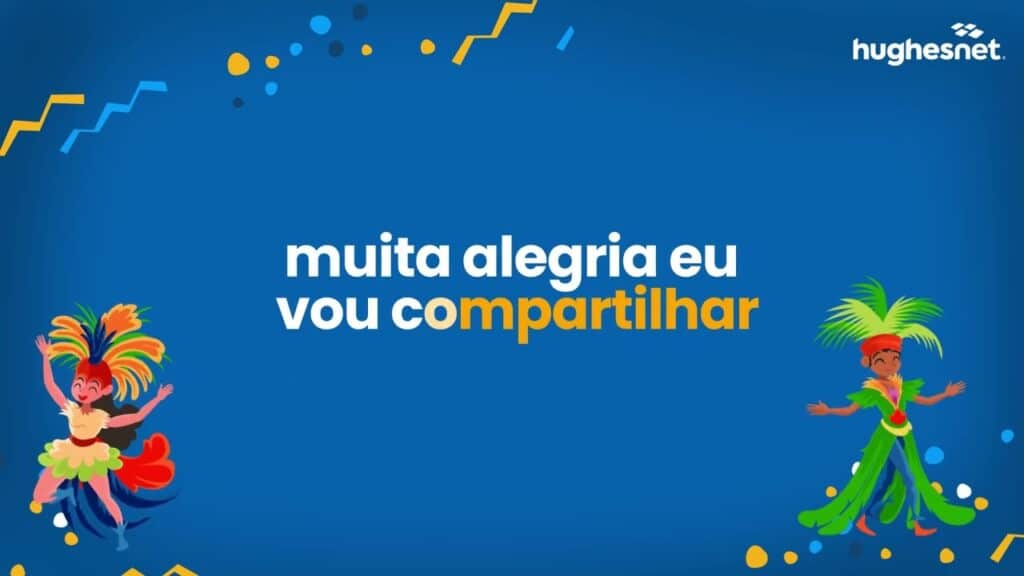 A Hughes do Brasil traz um jingle no ritmo das marchinhas clássicas para a Hughesnet, serviço de internet banda larga via satélite.