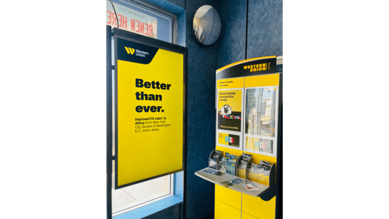 A Vistar Media acaba de firmar um acordo com a Western Union para gerenciar e monetizar sua crescente rede de telas de DOOH.