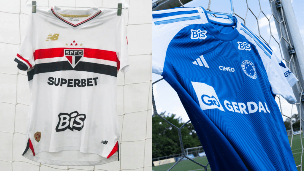 BIS é a nova patrocinadora das equipes femininas do SPFC e do Cruzeiro, e estampará sua logo nas camisas de jogo das equipes.