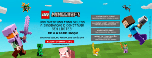 MorumbiShopping desafia a imaginação e a criatividade das crianças com o evento LEGO® Minecraft®