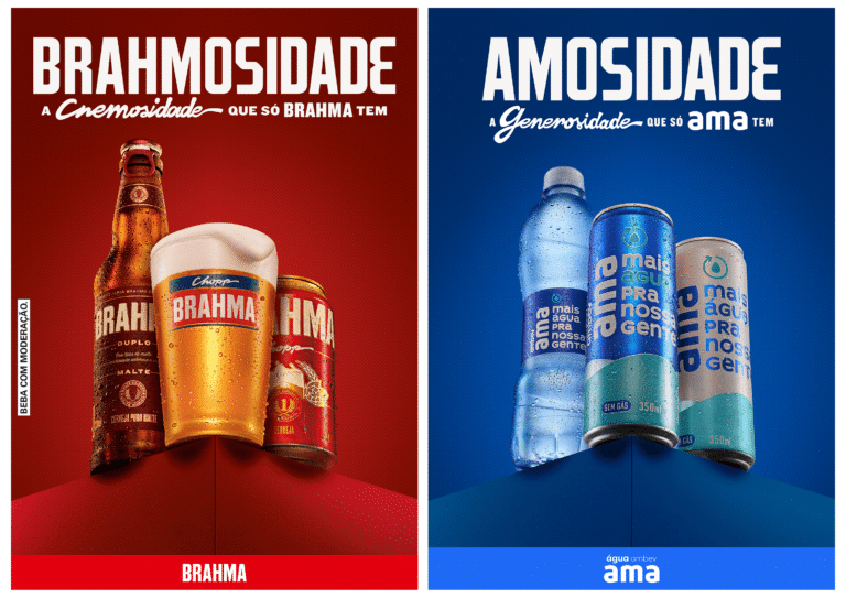 Para conscientizar a população no Dia Mundial da Água, marcas icônicas da Ambev abrem seus espaços na mídia para AMA.