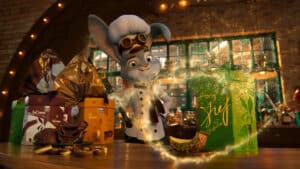 A Cacau Show aposta mais uma vez, em sua campanha de Páscoa 2025, no personagem Coelho Chef, destacando sua importância e protagonismo.