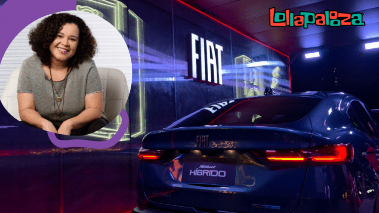 Híbridos, música e brasilidade: Fiat patrocina Lollapalooza pela primeira vez. Entrevista com Alessandra Souza, VP de Marketing