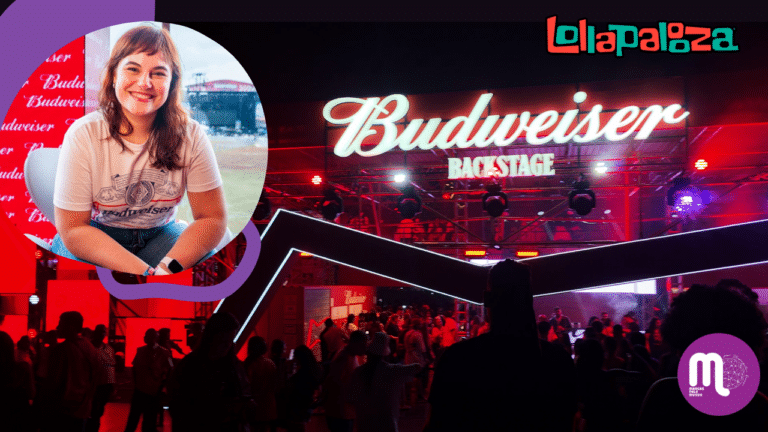 Budweiser celebra sete anos de parceria com o Lollapalooza Brasil com ativações inéditas para os fãs. Acompanhe entrevista com Mariana Santos, diretora de marketing