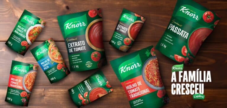 Knorr inicia mais um capítulo da parceria com a Cepêra, iniciada em 2023, com o lançamento de novos produtos: Passata e Extrato de Tomate.