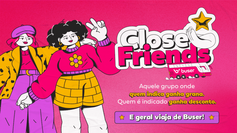 A Buser está lançando seu novo programa de indicação de clientes, que visa expandir sua base de viajantes.