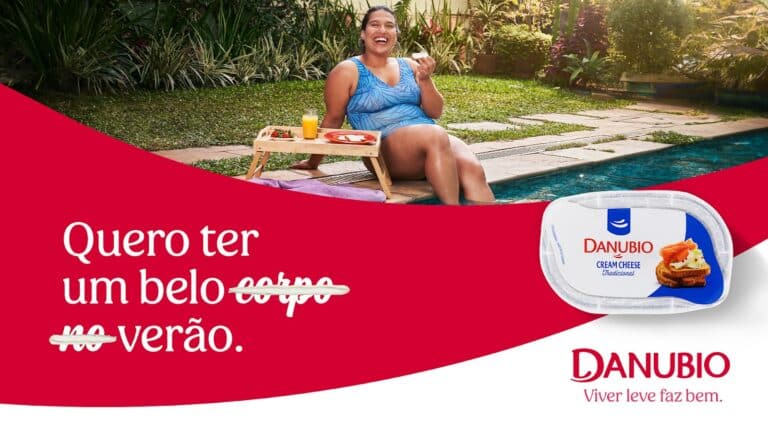 A Danubio estreia seu novo posicionamento em campanha que leva a nova assinatura da marca, com um convite para todos: "Viver Leve Faz Bem".