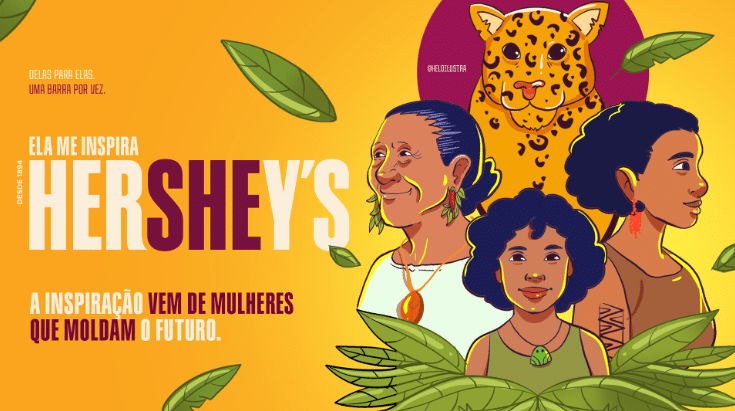 A Hershey, globalmente reconhecida por seus chocolates, apresenta nova campanha em homenagem ao Mês Internacional da Mulher.