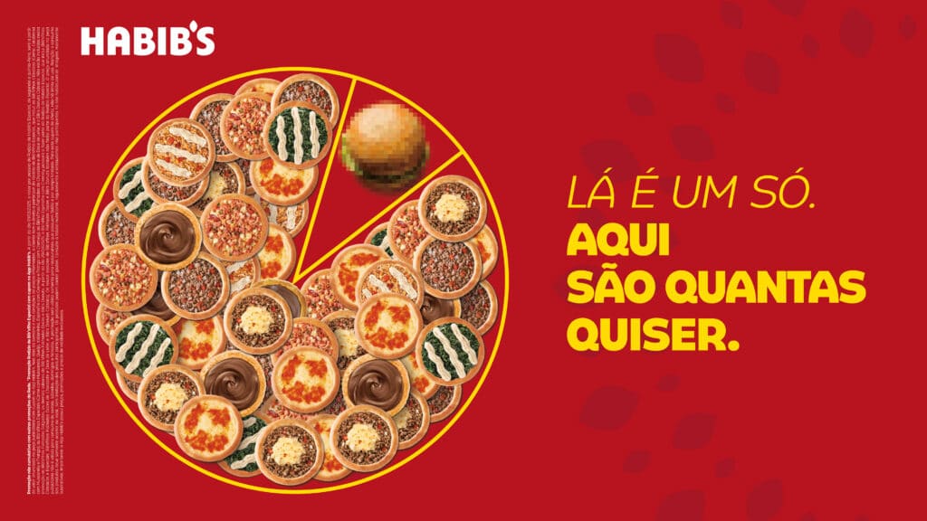 Para provar que um lanche só nunca será suficiente para quem quer comer de verdade, o Habib's lança nova campanha, produzida pela 11:11.