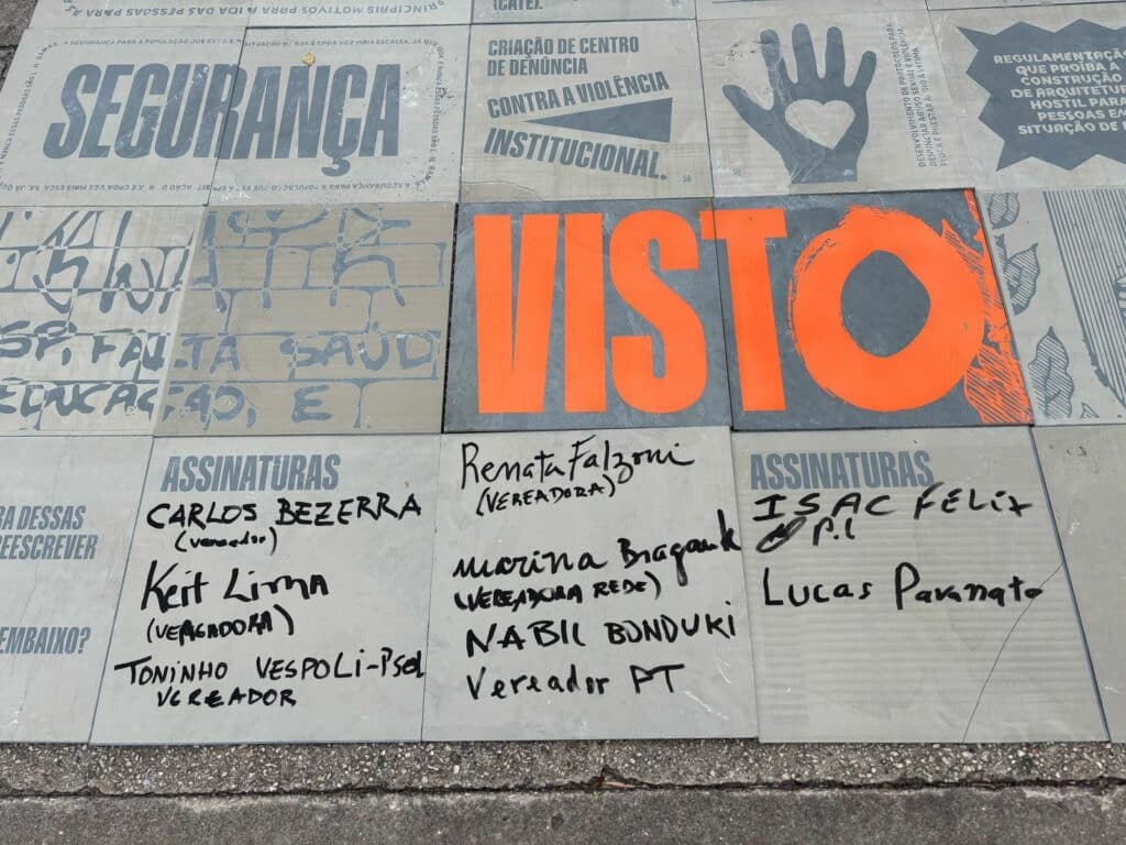 A ONG SP Invisível promove, junto a FutureBrand São Paulo, um ato não partidário em frente à Câmara Municipal de São Paulo.