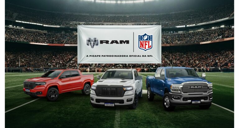 A Ram se torna a picape patrocinadora oficial da NFL no Brasil para esta temporada de 2025.