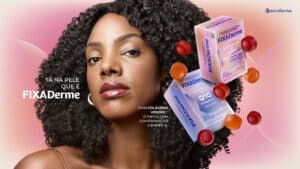 A Eurofarma, primeira farmacêutica multinacional brasileira, apresenta sua nova campanha para a linha de nutricosméticos FIXADerme.