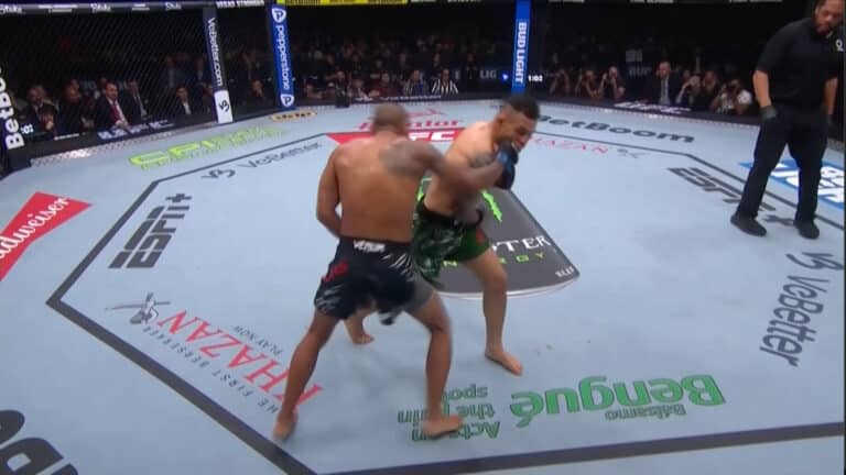EMS encontrou uma maneira de destacar Bálsamo Bengué dentro do UFC, tradicional produto para alívio de dores musculares e contusões.