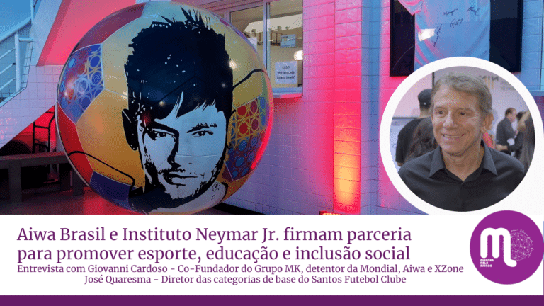 Aiwa Brasil e Instituto Neymar Jr. firmam parceria para promover esporte, educação e inclusão social