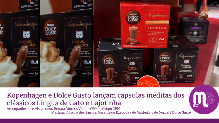 Kopenhagen e Dolce Gusto lançam cápsulas inéditas dos clássicos Língua de Gato e Lajotinha
