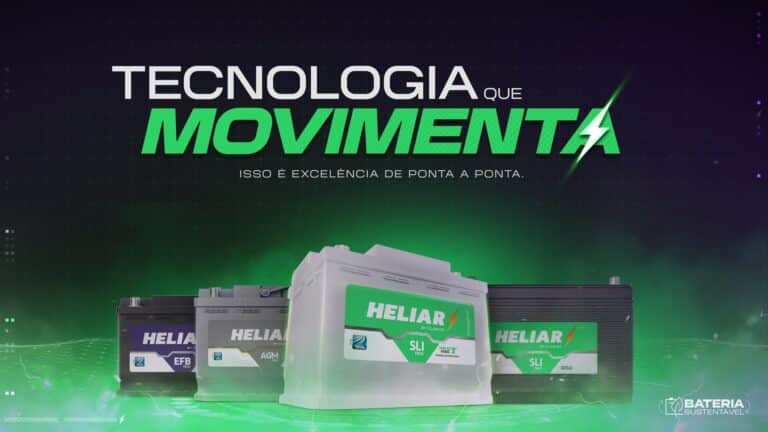 Baterias Heliar ganha nova identidade visual, parte de rebranding estratégico que acompanha a renovação do portfólio de produtos da marca.