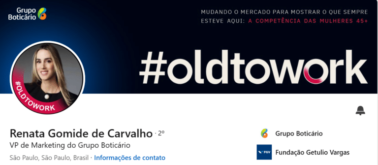 O Boticário lança o movimento #OldToWork, provocação ao mercado sobre a valorização da experiência e competência das mulheres 45+.