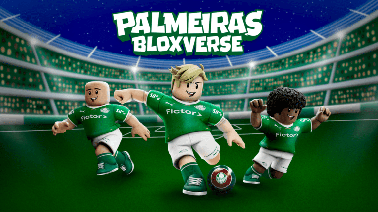 O Departamento de Marketing do Palmeiras comunica a entrada do clube no universo de Roblox, com o “Palmeiras Bloxverse”.