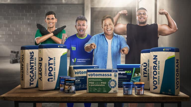A Votorantim Cimentos apresenta sua nova campanha, criada pela agência OMZ, sob o mote "Bom demais só o cimento da Votorantim".