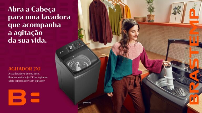Brastemp enfatiza que, assim como a vida exige versatilidade, a tecnologia também é essencial para otimizar o tempo e facilitar o dia a dia.