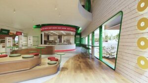 A Krispy Kreme inaugurou sua primeira flagship no Brasil, localizada na Av. Juscelino Kubitschek, 1.065.