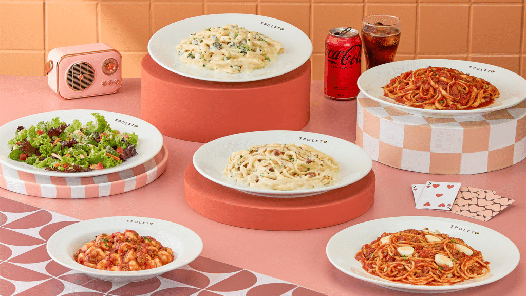 O Spoleto criou, visando proporcionar a experiência mais personalizada para seus clientes, a campanha "Tudo que Você Ama".
