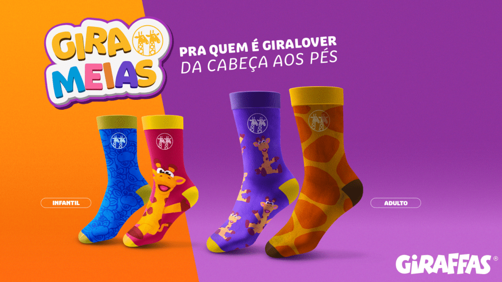 O Giraffas comunica o lançamento das GiraMeias, brindes exclusivos que prometem conquistar fãs da marca de todas as idades.