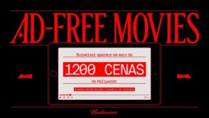 Em um momento em que até as maiores plataformas de streaming passaram a interromper filmes com anúncios, Budweiser decidiu fazer o oposto.