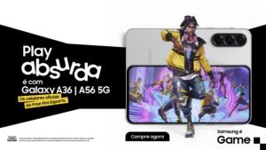 A Samsung anuncia patrocínio ao FFWS Brasil de 2025, campeonato de Free Fire que começou no dia 5 de abril.