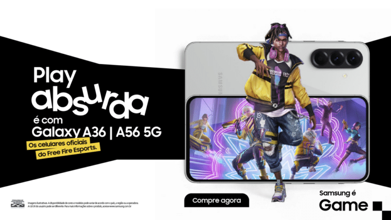 A Samsung anuncia patrocínio ao FFWS Brasil de 2025, campeonato de Free Fire que começou no dia 5 de abril.