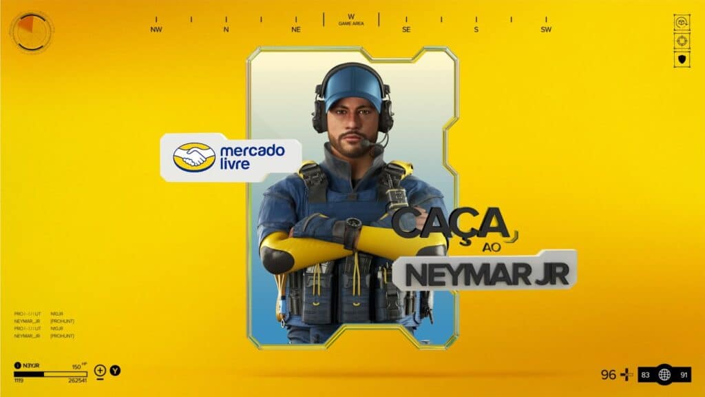 O Mercado Livre decidiu ajudar o craque Neymar Jr. a "driblar os caçadores" em um dos games mais famosos do mundo.