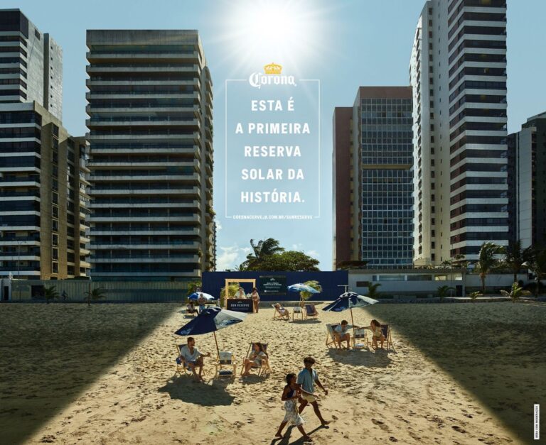 A Corona está lançando a primeira reserva solar do mundo, em um esforço para preservar o acesso à luz solar em praias públicas.