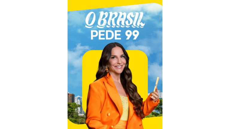 A 99 estreia sua mais nova assinatura: “O Brasil pede 99”, que estreou com filme com Ivete Sangalo na TV Globo e nas redes sociais.