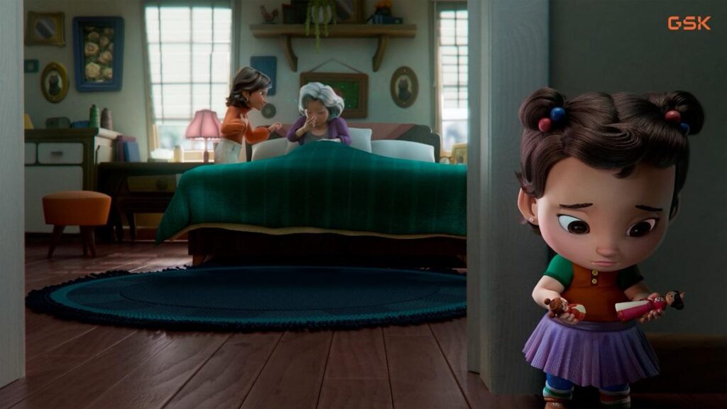 Para aumentar a conscientização sobre o risco do VSR e a importância da vacinação, a GSK criou campanha com um filme de animação.